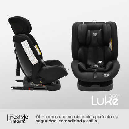 Autoasiento Luke Lifestyle by Infanti Con Base 360° Grupo 0, 1, 2 Anclaje ISOFIX