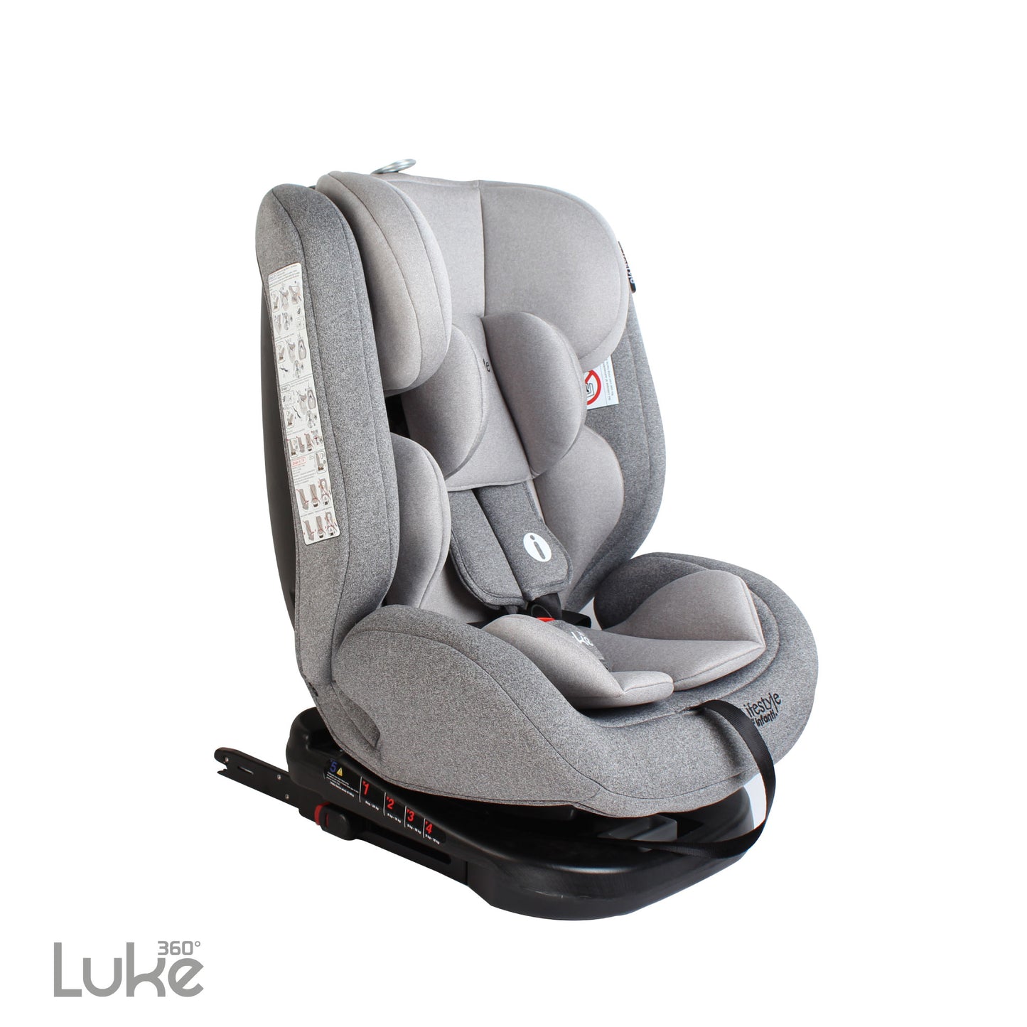 Autoasiento Luke Lifestyle by Infanti Con Base 360° Grupo 0, 1, 2 Anclaje ISOFIX
