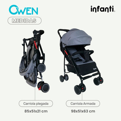Carriola De Bebé Infanti Owen Plegable