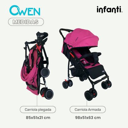 Carriola De Bebé Infanti Owen Plegable