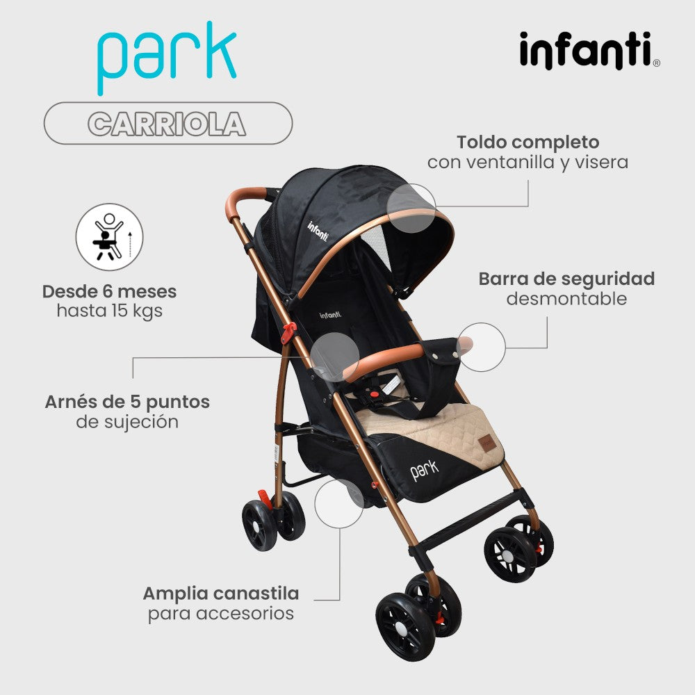 Carriola Infanti Park Ligera Y Plegable