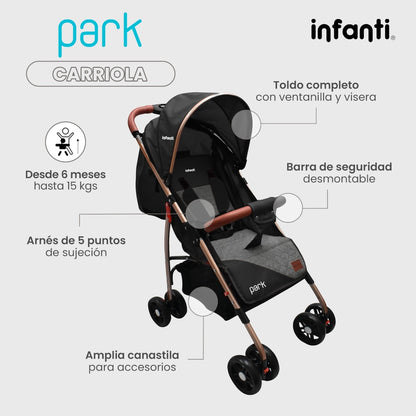 Carriola Infanti Park Ligera Y Plegable