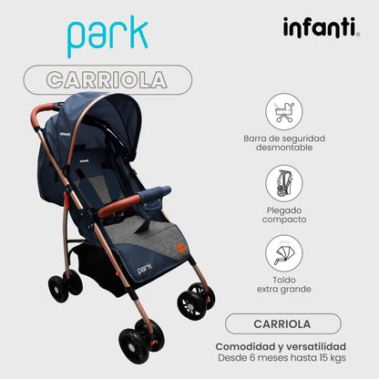 Carriola Infanti Park Ligera Y Plegable