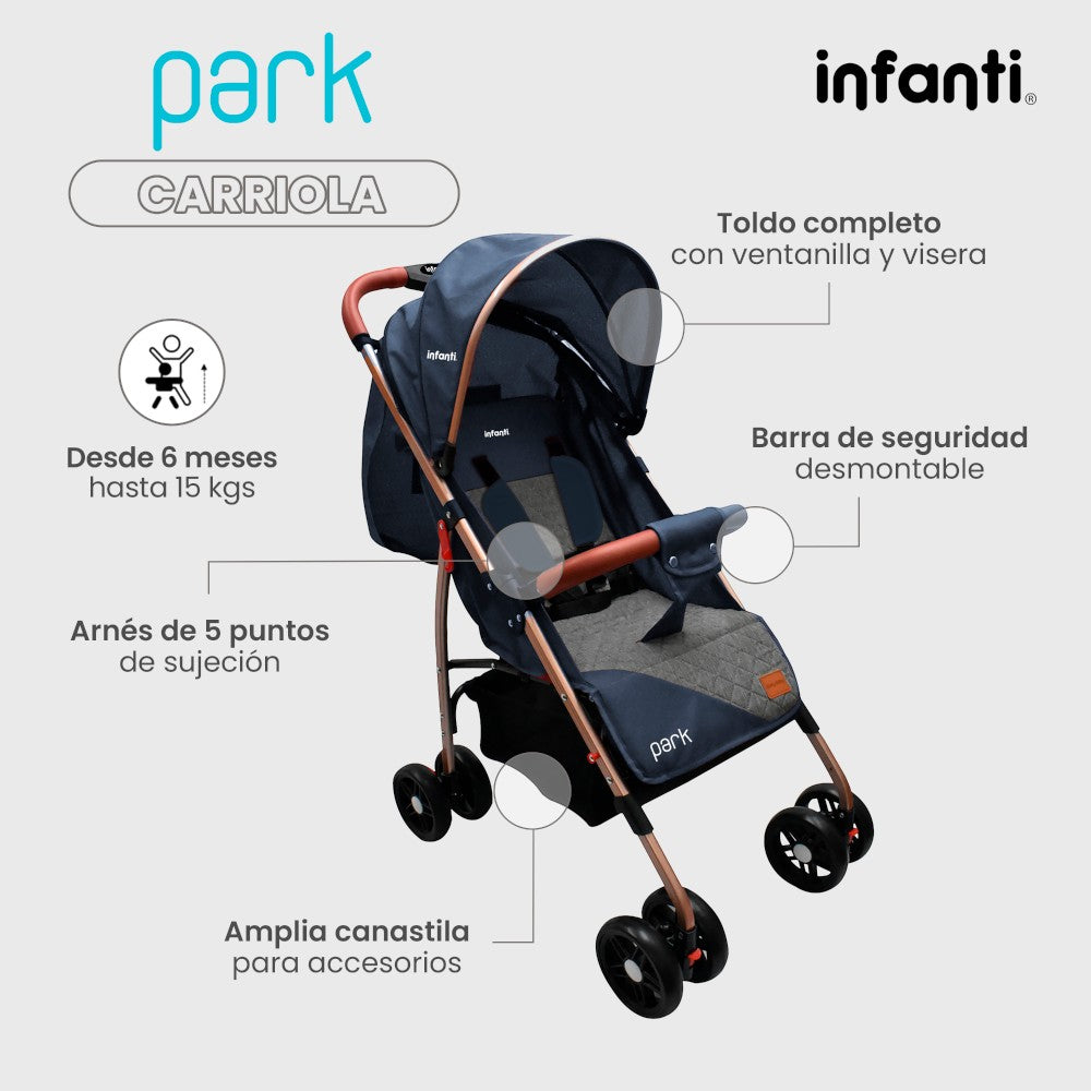 Carriola Infanti Park Ligera Y Plegable