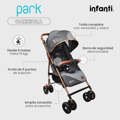 Carriola Infanti Park Ligera Y Plegable