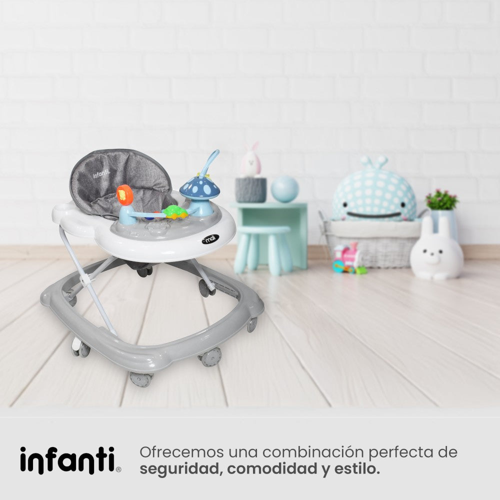 Andadera Mali Infanti Charola Musical y Removible