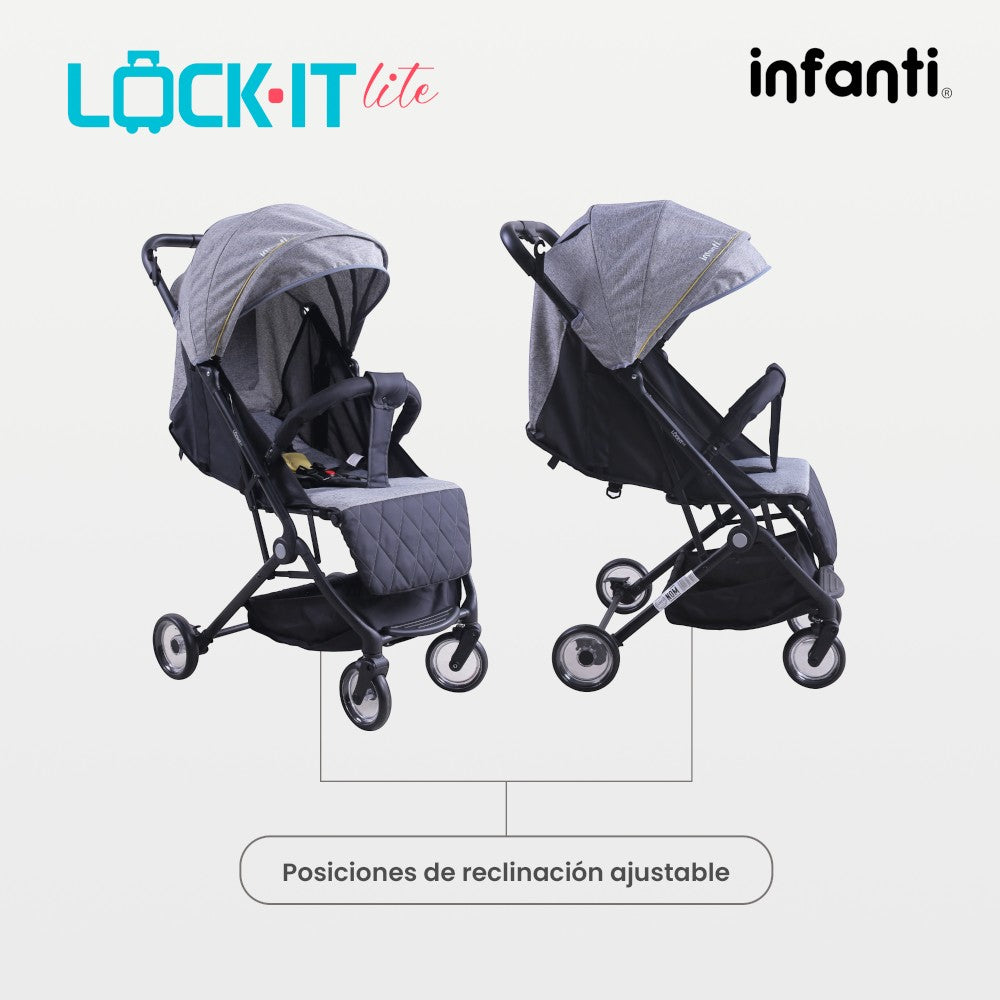 Carriola Tipo Maleta Lock It Lite Ligera y Compacta