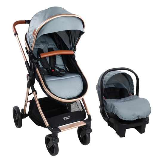 Carriola Travel System Con Base Ventura Lifestyle By Infanti Color Gris