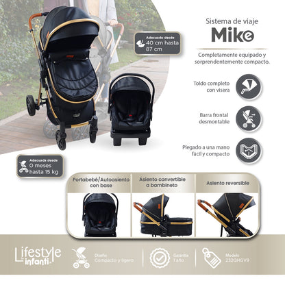 Stroller With Travel System Convertible To Bambineto 