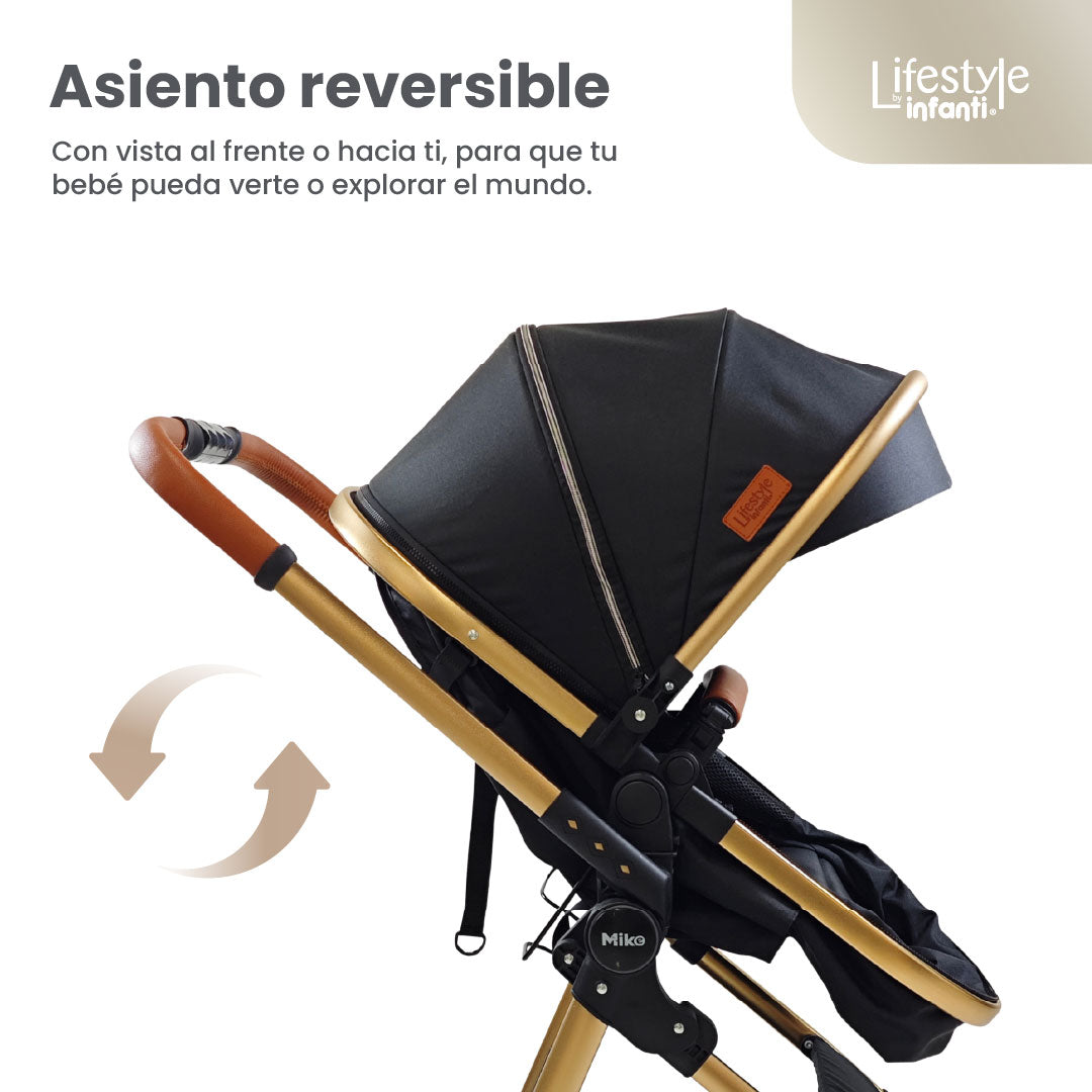 Stroller With Travel System Convertible To Bambineto 