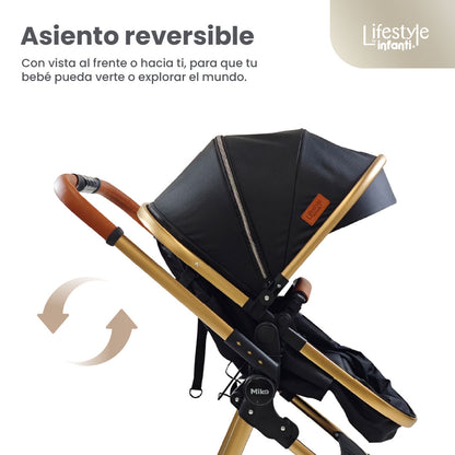Stroller With Travel System Convertible To Bambineto 
