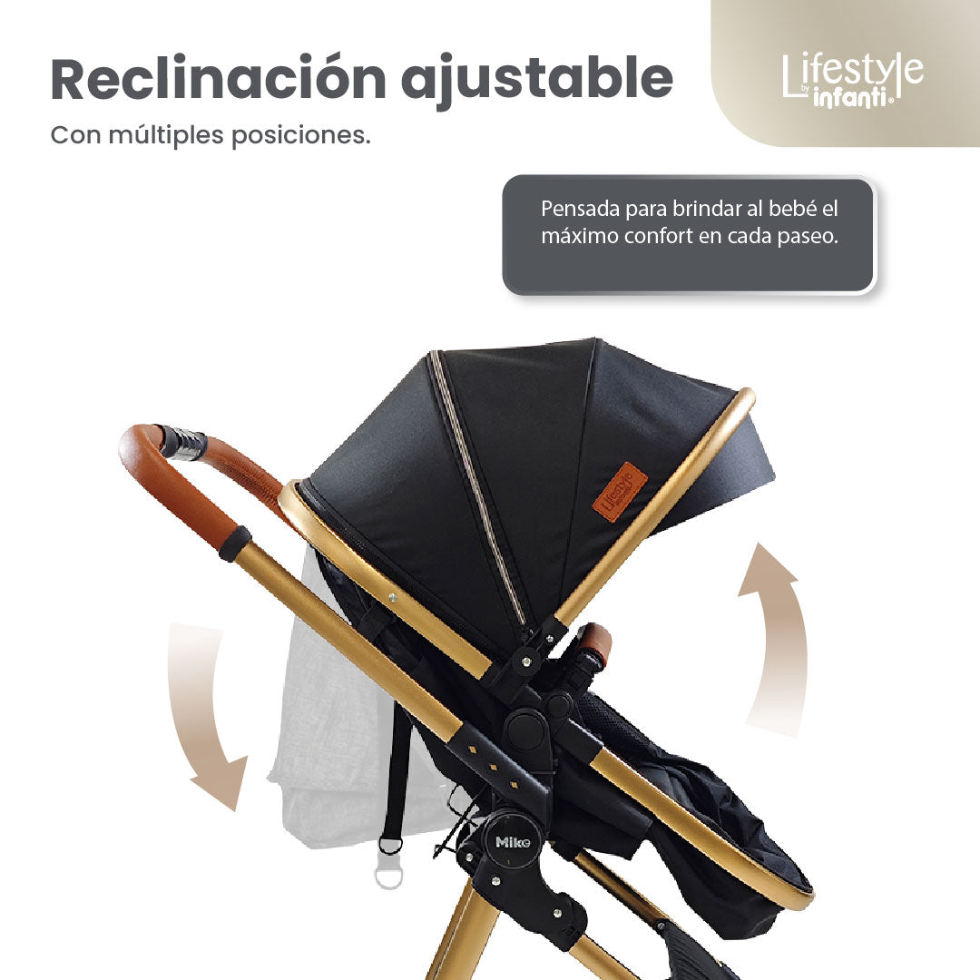 Stroller With Travel System Convertible To Bambineto 