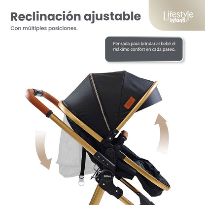 Stroller With Travel System Convertible To Bambineto 
