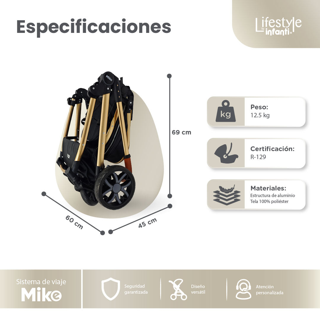 Stroller With Travel System Convertible To Bambineto 