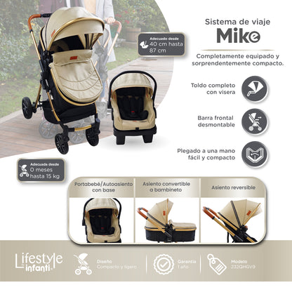 Stroller With Travel System Convertible To Bambineto 