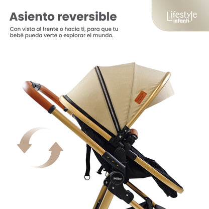 Stroller With Travel System Convertible To Bambineto 