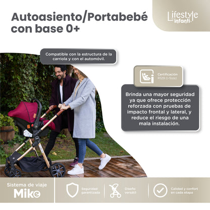 Stroller With Travel System Convertible To Bambineto 