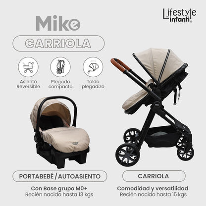 Carriola Mike Lifestyle by Infanti Travel System