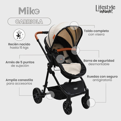 Carriola Mike Lifestyle by Infanti Travel System