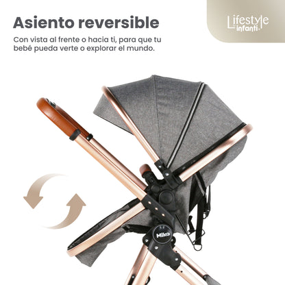 Stroller With Travel System Convertible To Bambineto 