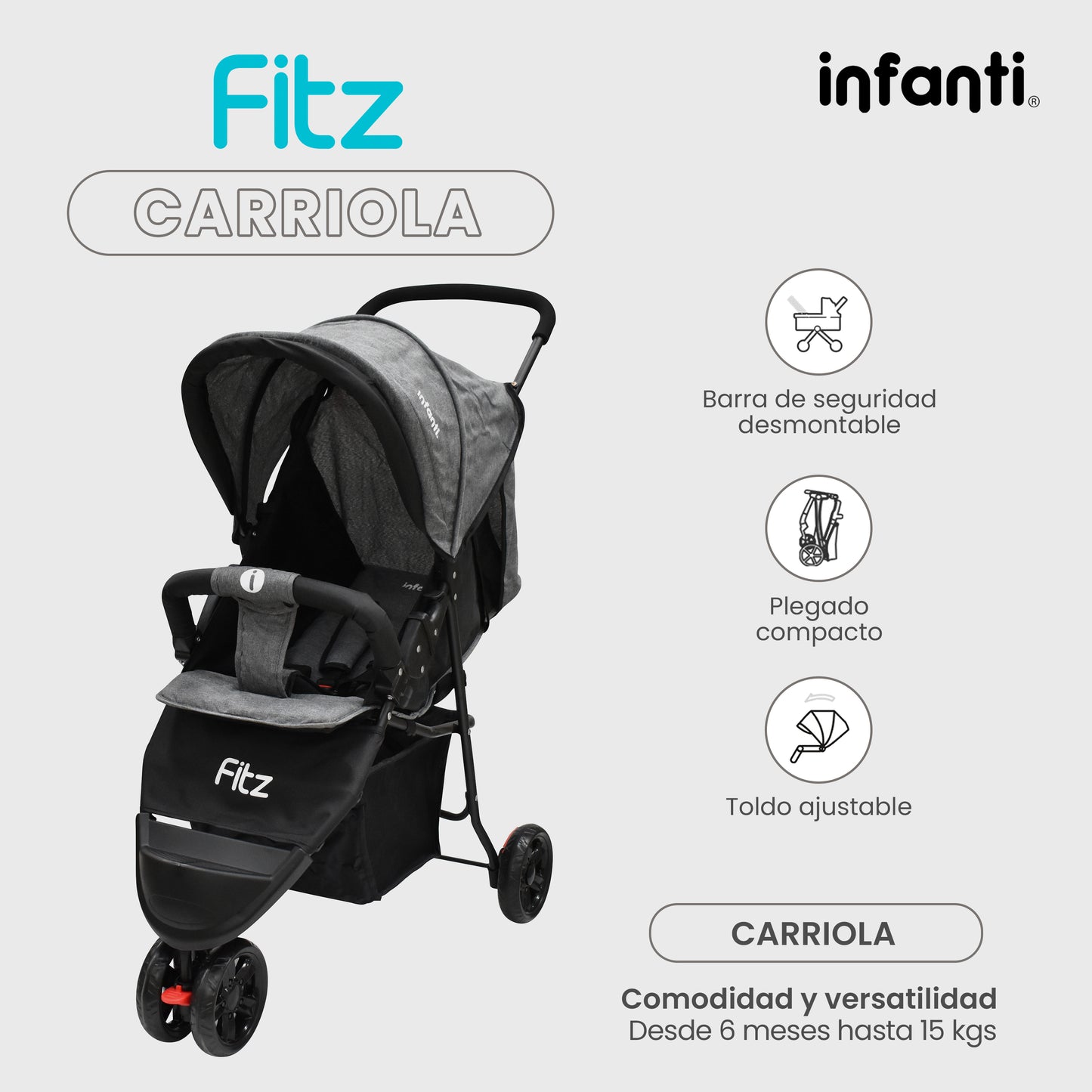 Carriola Ligera Tipo Jogger