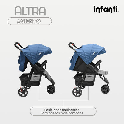 Carriola Infanti Sistema de Viaje 4 en 1 Altra