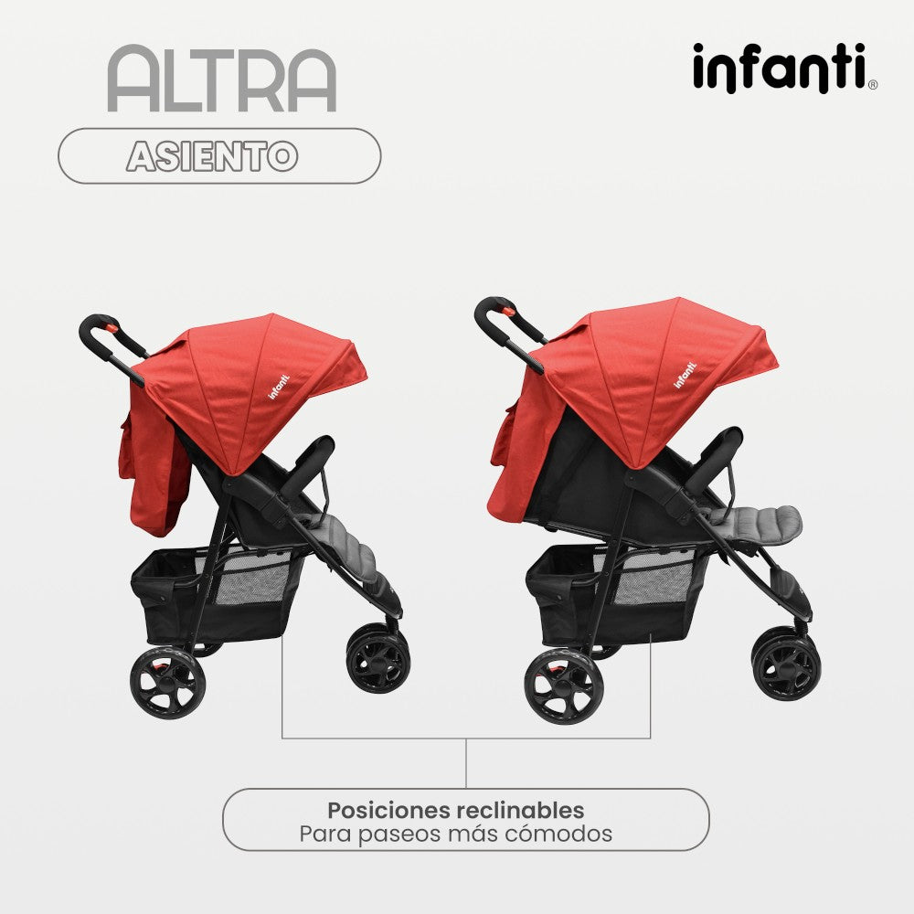 Carriola Infanti Sistema de Viaje 4 en 1 Altra