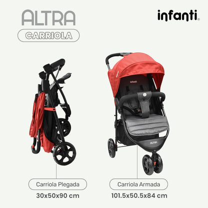 Carriola Infanti Sistema de Viaje 4 en 1 Altra