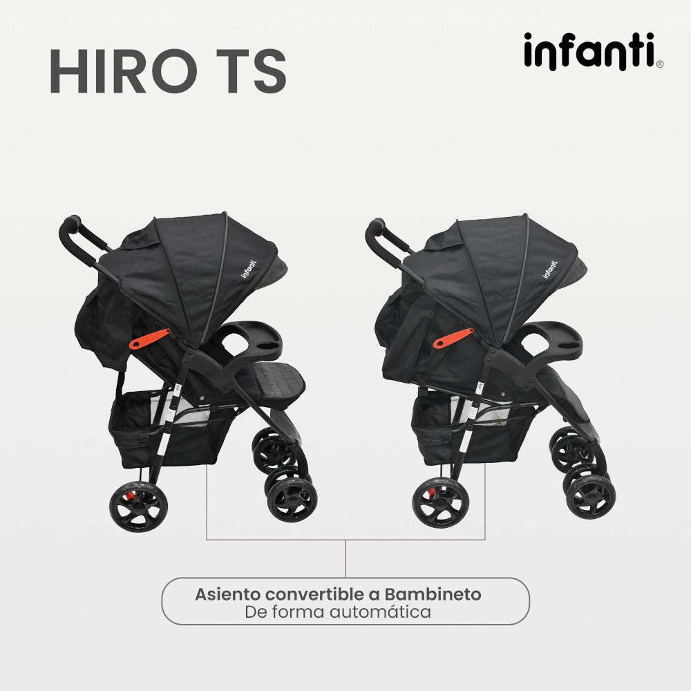 Carriola Travel System Hiro TS Infanti Multiposiciones