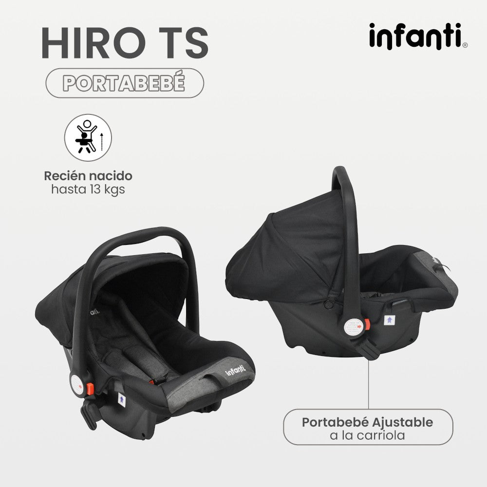 Carriola Travel System Hiro TS Infanti Multiposiciones