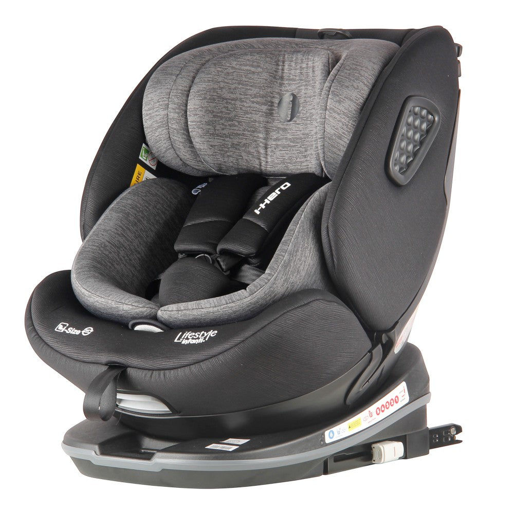 Autoasiento I-Size Negro/Gris