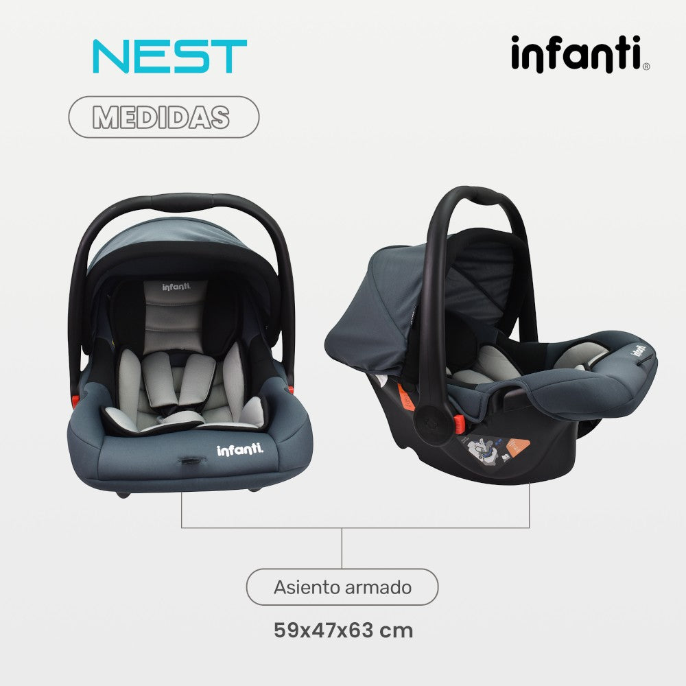 Autoasiento Con Base Grupo 0 Anclaje Universal