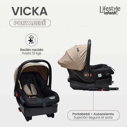 Carriola Vicka Travel System Lifestyle By Infanti Reversible Y Compacta