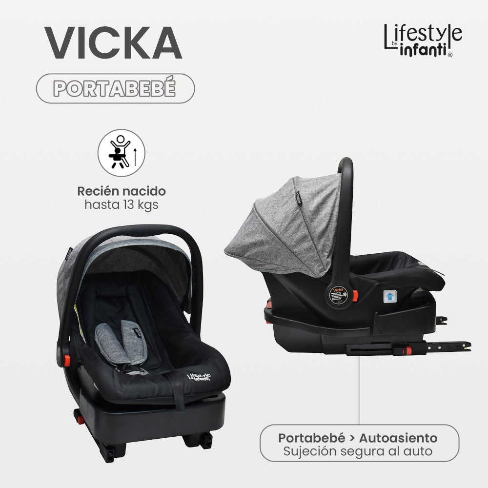 Carriola Vicka Travel System Lifestyle By Infanti Reversible Y Compacta