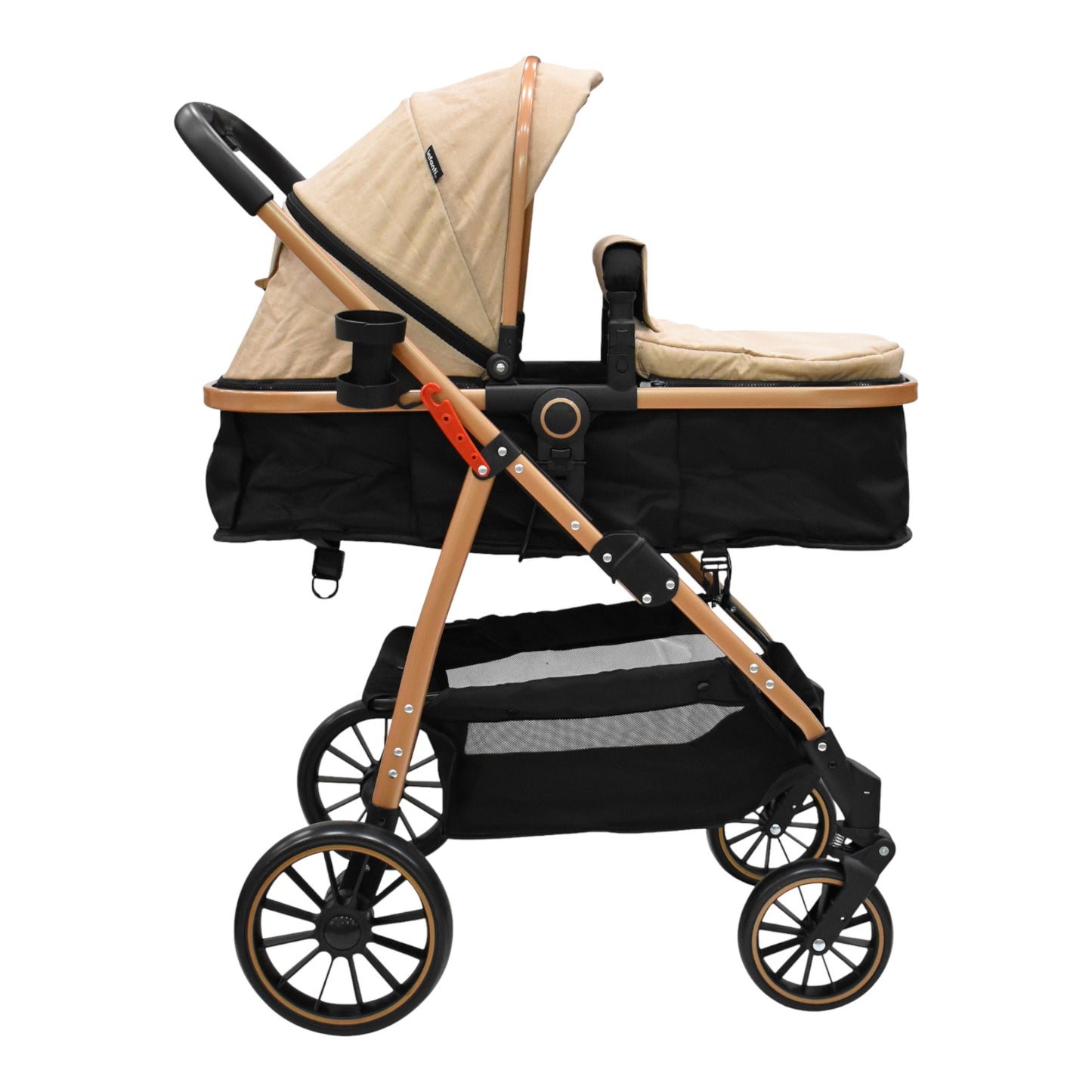 Infanti Carriola Sistema De Viaje Welly Convertible A Bambineto Color Gris