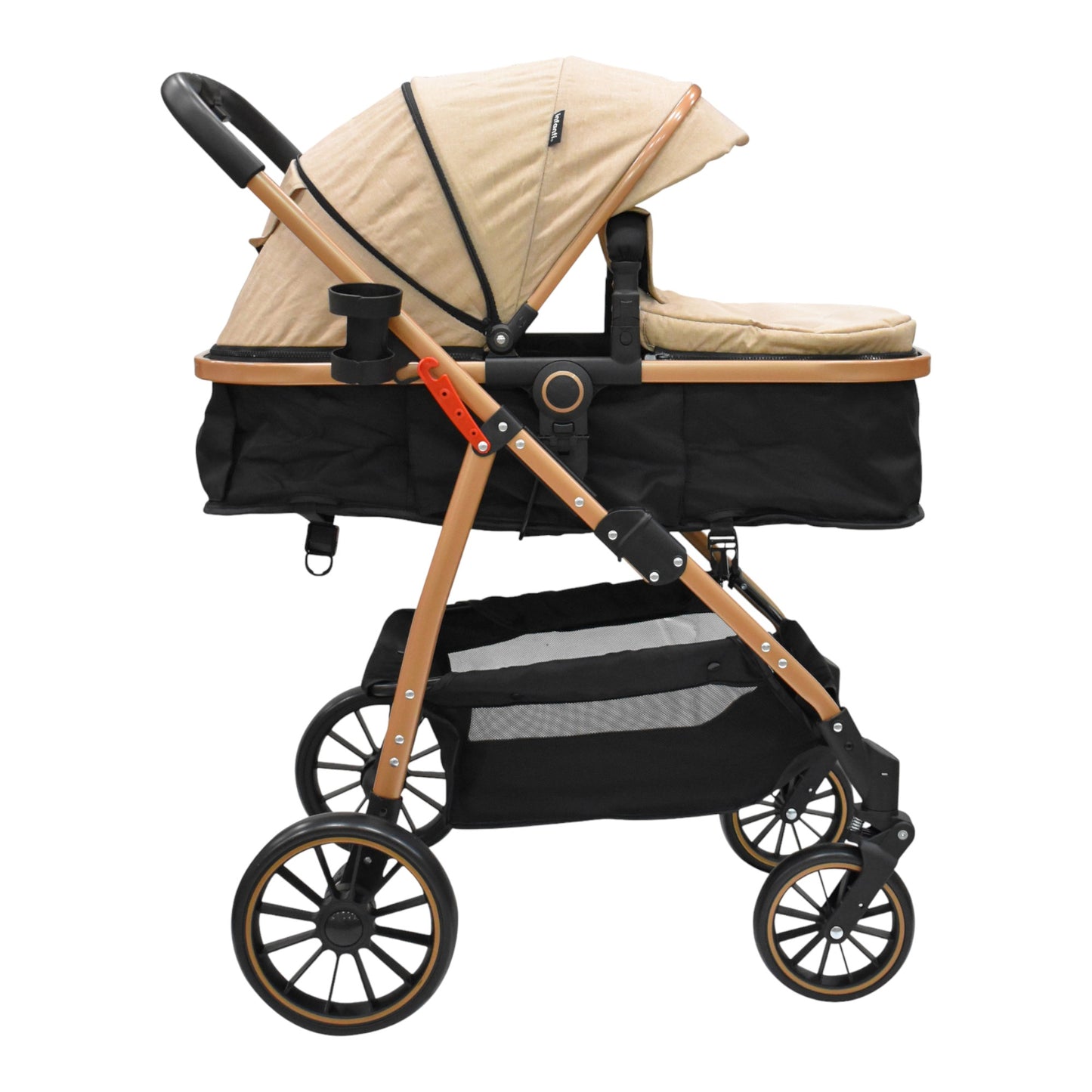 Infanti Carriola Sistema De Viaje Welly Convertible A Bambineto Color Gris