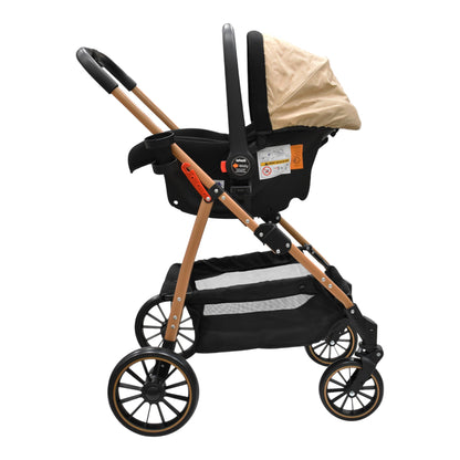 Infanti Carriola Sistema De Viaje Welly Convertible A Bambineto Color Gris
