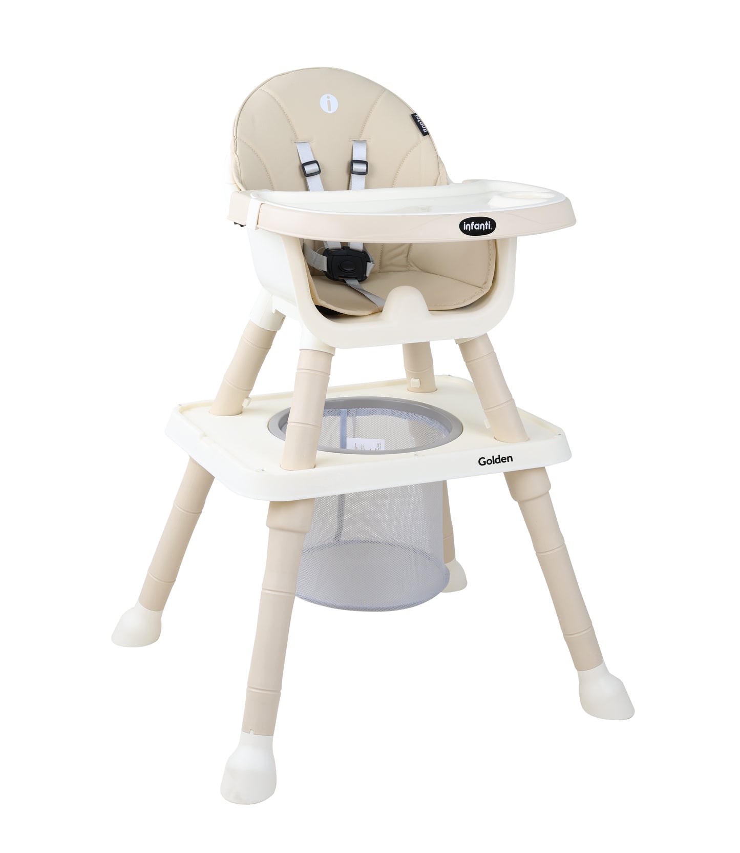 Silla Alta Infanti 6 en 1 Golden Multifuncional Con Charola Y Mesa De Actividades