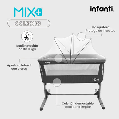 Cuna Colecho Con Caja Musical Y Vibración