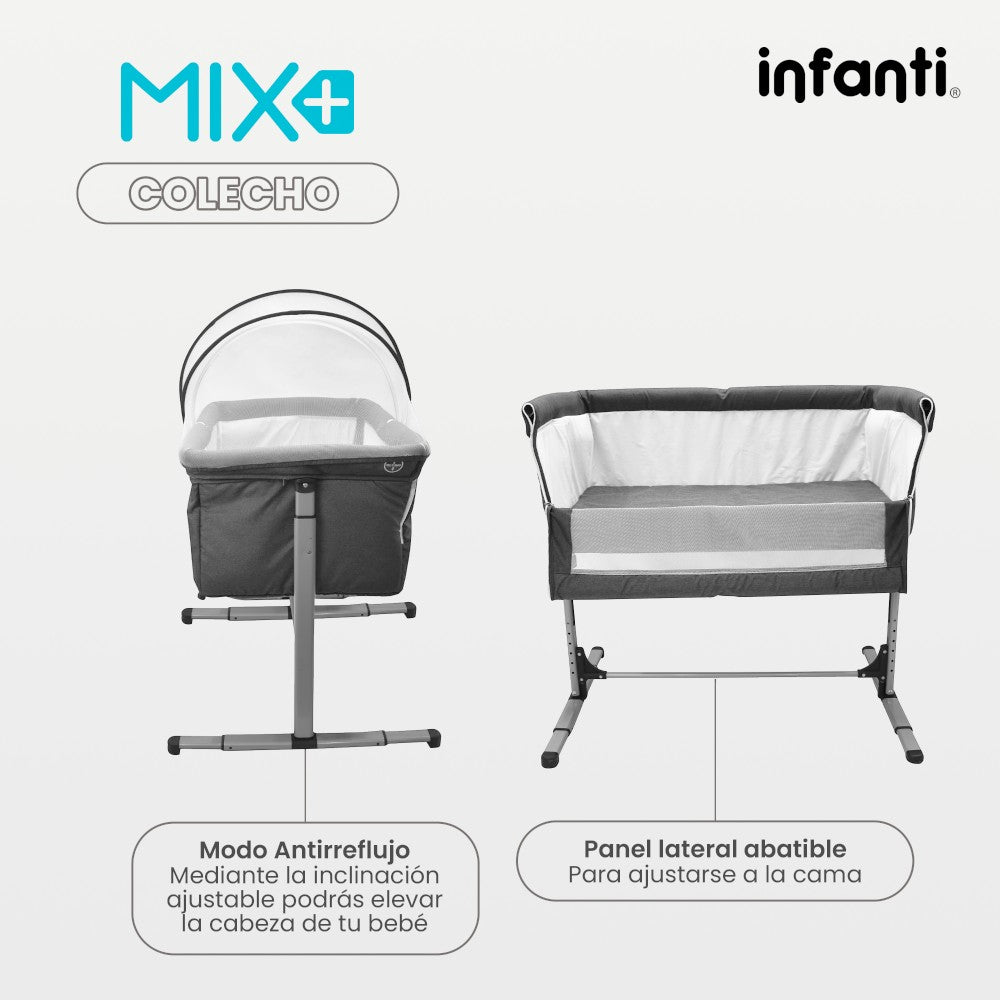 Cuna Colecho Con Caja Musical Y Vibración