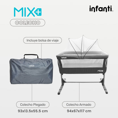 Cuna Colecho Con Caja Musical Y Vibración