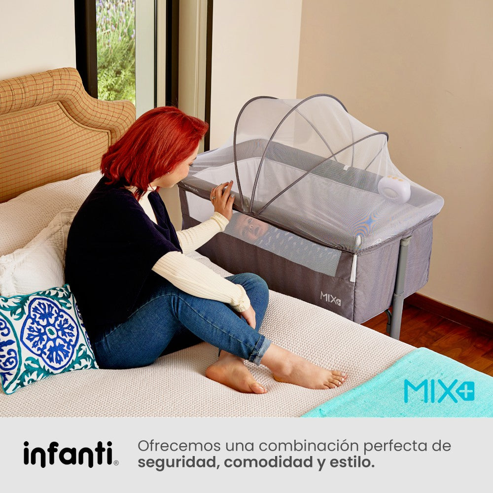 Cuna Colecho Con Caja Musical Y Vibración