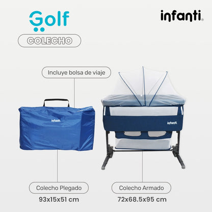 Combo Infanti Carriola Travel System, Cuna Colecho y Autoasiento Convertible a  Booster