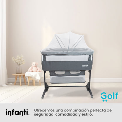 Cuna Colecho Infanti Golf Antireflujo y Mecedora