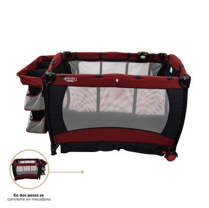 Cuna De Viaje Con Mosquitero, Organizador Y Cambiador