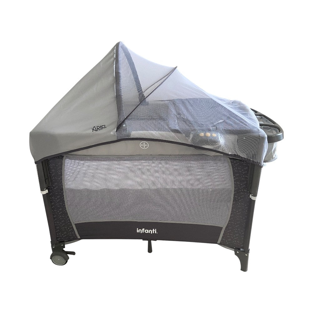 Cuna De Viaje Con Mosquitero Y Cambiador