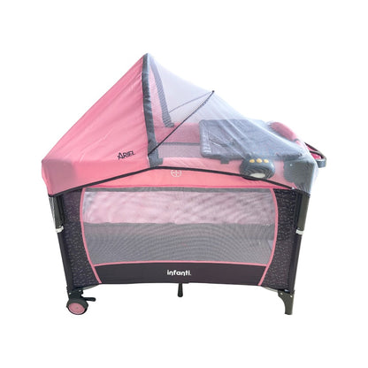 Cuna De Viaje Con Mosquitero Y Cambiador
