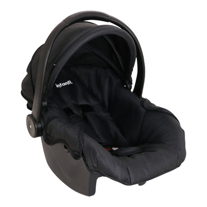 Infanti Carriola Sistema De Viaje Solarah Plegable Con Portabebé Gris Con Negro