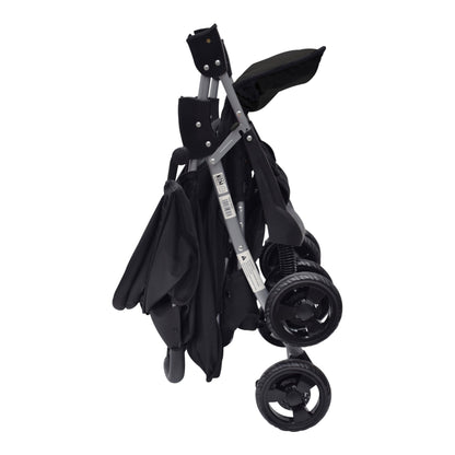 Infanti Carriola Sistema De Viaje Solarah Plegable Con Portabebé Gris Con Negro