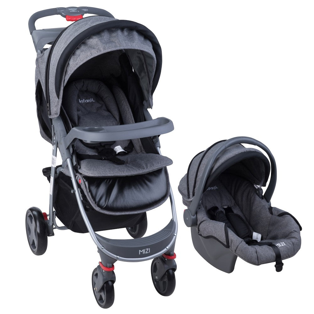 Carriola Infanit Mizi Con Sistema De Viaje Y Charola